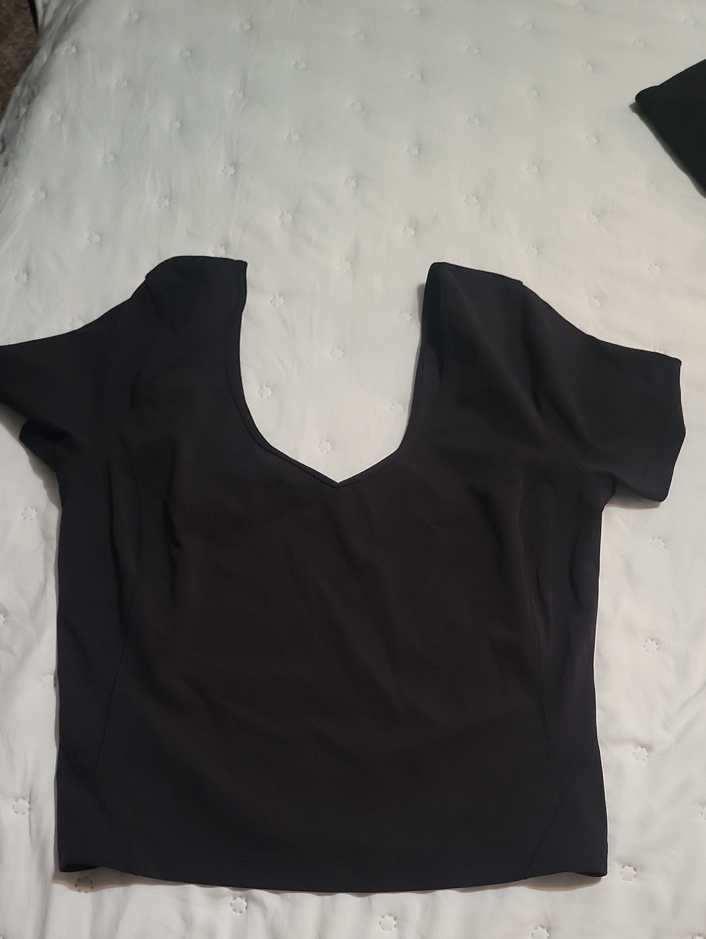 Lululemon Black V‑Neck Women's Top